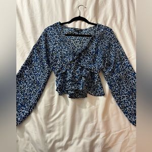 Express dressy long sleeve top